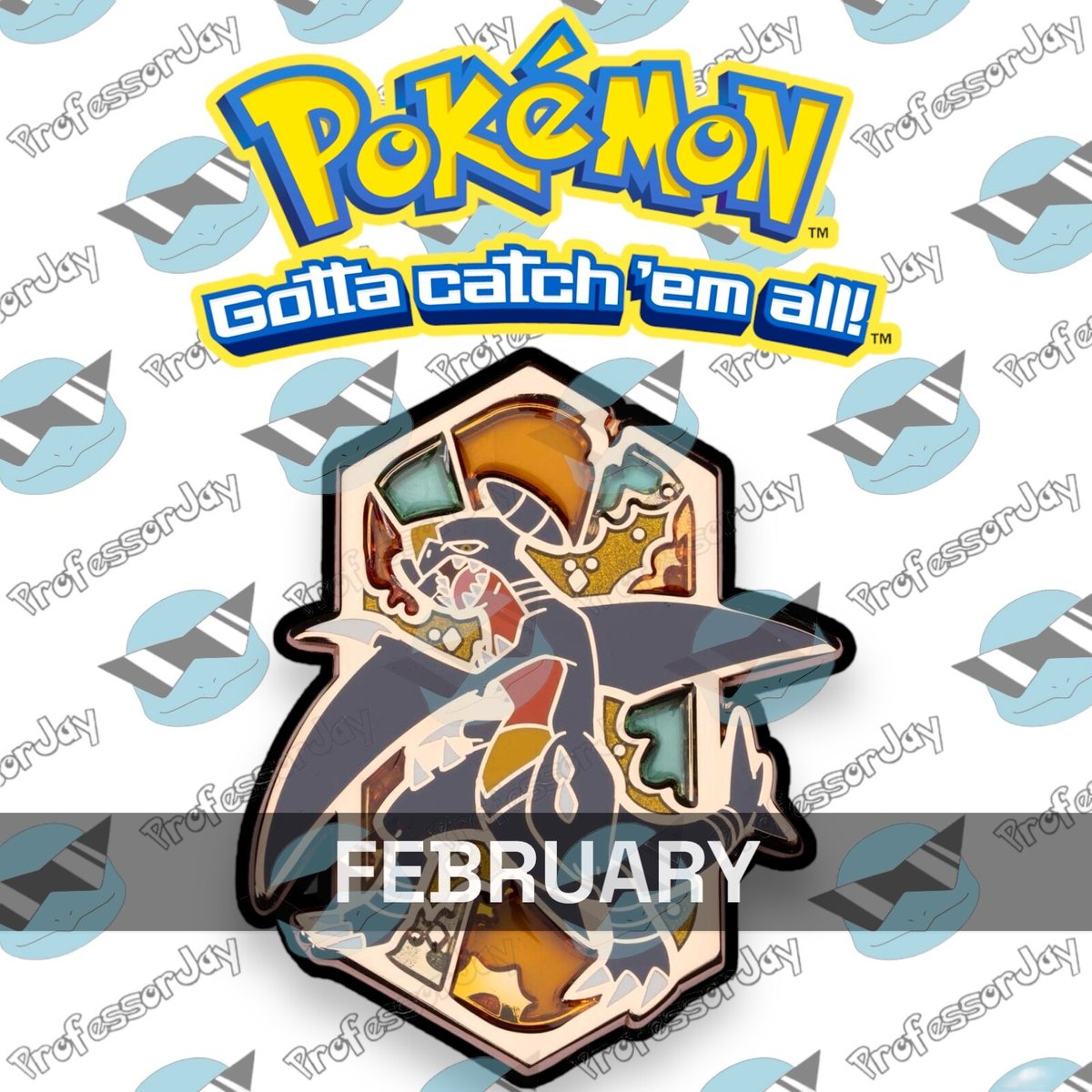 POKEMON CENTER 151 | GARCHOMP DRAGAPULT DRAGON HABITAT TYPES MONTHLY PINS OF 12 – Photo 1