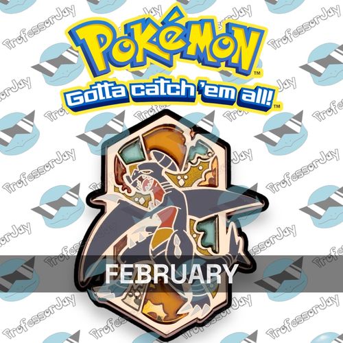 POKEMON CENTER 151 | GARCHOMP DRAGAPULT DRAGON HABITAT TYPES MONTHLY PINS OF 12