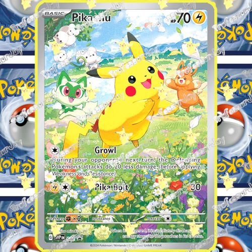 Pokemon 151 Cards PALDEAN ADVENTURE CHEST | PIKACHU IR SVP088 BLACK STAR Promo
